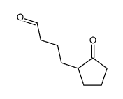 4-(2-oxocyclopentyl)butanal Structure