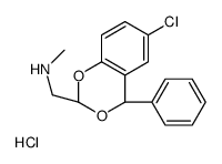 1-[(2R,4R)-6-chloro-4-phenyl-4H-1,3-benzodioxin-2-yl]-N-methylmethanamine,hydrochloride结构式