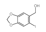 1,3-Benzodioxole-5-methanol,6-iodo- picture