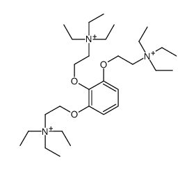 2,2',2''-(1,2,3-Benzenetriyltrisoxy)tris(N,N,N-triethylethanaminium)结构式