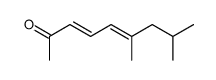 6,8-dimethylnona-3,5-dien-2-one结构式