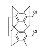 4,13-dimethyl-5,14-bis(chloromethyl)[24](1,2,3,4)cyclophane结构式