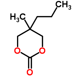 5-Methyl-5-propyl-1,3-dioxan-2-one Structure