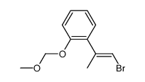 (E)-1-(2-bromo-1-methylvinyl)-2-(methoxymethoxy)benzene Structure