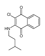 3-Chloro-2-isopentylamino-1,4-naphthoquinone结构式