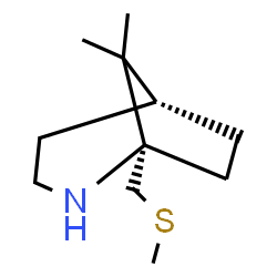 2-Azabicyclo[3.2.1]octane,8,8-dimethyl-1-[(methylthio)methyl]-,(1R,5R)-(9CI)结构式