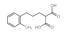 Propanedioic acid,2-[3-(2-methylphenyl)propyl]- Structure