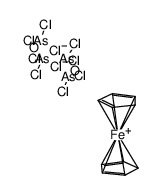 oxychloroarsenate ferrocenium salt Structure