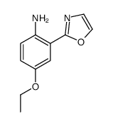 Benzenamine, 4-ethoxy-2-(2-oxazolyl)- (9CI) Structure