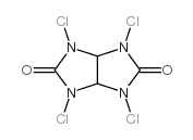 1,3,4,6-Tetrachloroglycoluril Structure