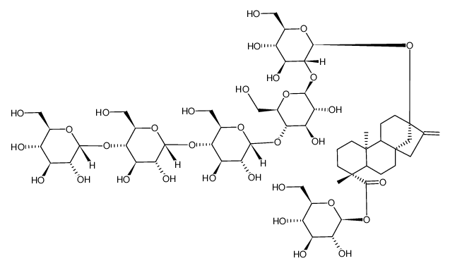 4''-O-α-maltotriosyl-stevioside结构式