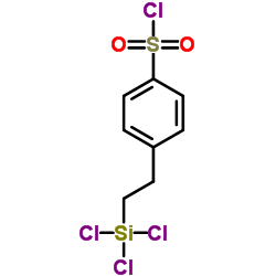2-(4-氯磺酰苯基)乙基三氯硅烷结构式