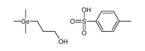 4-methylbenzenesulfonic acid,3-trimethylgermylpropan-1-ol结构式