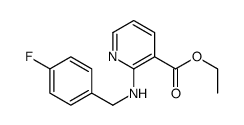 ethyl 2-[(4-fluorophenyl)methylamino]pyridine-3-carboxylate Structure