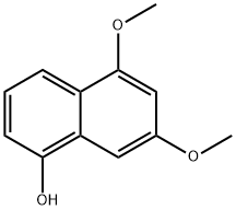 1-Naphthalenol, 5,7-dimethoxy- Structure