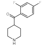 1-(2',4'-二氟苯甲酰基)-1-(4-哌啶基)甲酮图片