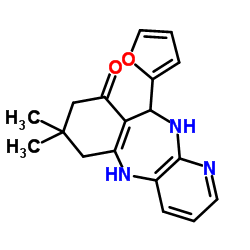 10-(2-Furyl)-7,7-dimethyl-5,6,7,8,10,11-hexahydro-9H-pyrido[3,2-b][1,4]benzodiazepin-9-one图片