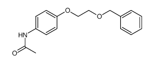 acetic acid-[4-(2-benzyloxy-ethoxy)-anilide]结构式