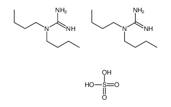 1,1-dibutylguanidine,sulfuric acid结构式