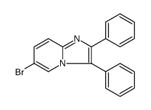 6-bromo-2,3-diphenyl-imidazo[1,2-a]pyridine Structure