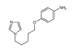 4-(5-imidazol-1-ylpentoxy)aniline Structure