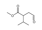 methyl 3-methyl-2-(2-oxoethyl)butanoate结构式