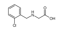 N-[(2-氯苯基)甲基]-甘氨酸结构式