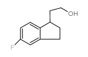 2-(5-FLUORO-INDAN-1-YL)-ETHANOL结构式