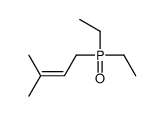 1-diethylphosphoryl-3-methylbut-2-ene Structure