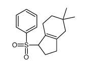 3-(benzenesulfonyl)-6,6-dimethyl-1,2,3,4,5,7-hexahydroindene Structure