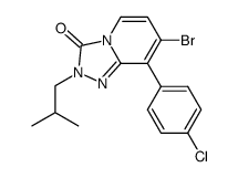 7-bromo-8-(4-chlorophenyl)-2-isobutyl-[1,2,4]triazolo[4,3-a]pyridin-3(2H)-one Structure