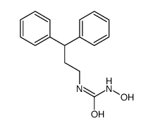 1-(3,3-diphenylpropyl)-3-hydroxyurea Structure