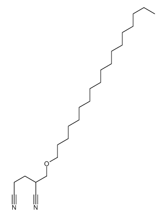 2-(octadecoxymethyl)pentanedinitrile结构式