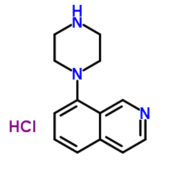 8-(1-哌嗪)-异喹啉盐酸盐结构式