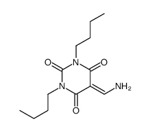 5-(aminomethylidene)-1,3-dibutyl-1,3-diazinane-2,4,6-trione Structure