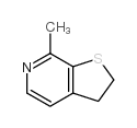 (9CI)-2,3-二氢-7-甲基-噻吩并[2,3-c]吡啶结构式