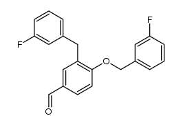 3-(3-氟苄基)-4-[(3-氟苄基)氧基]苯甲醛图片