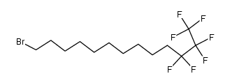 1-bromo-11,11,12,12,13,13,13-heptafluorotridecane结构式