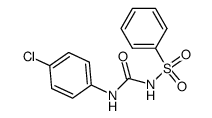 N-((4-CHLOROPHENYL)CARBAMOYL)BENZENESULFONAMIDE structure