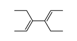 3,4-diethyl-hexa-2,4-diene Structure