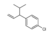 1-chloro-4-(4-methylpent-1-en-3-yl)benzene Structure