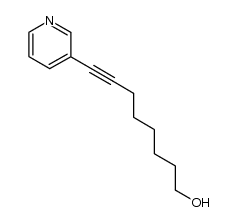 8-(3-pyridinyl)-7-octyn-1-ol Structure