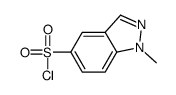 1-methylindazole-5-sulfonyl chloride Structure