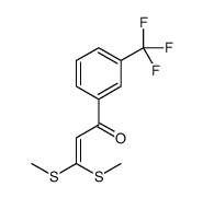 3,3-BIS-METHYLSULFANYL-1-(3-TRIFLUOROMETHYL-PHENYL)-PROPENONE Structure