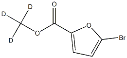 Methyl-d3 2-bromofuran-5-carboxylate结构式