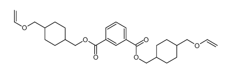 二[[4-[(乙烯基氧代)甲基]环己基]甲基]异邻苯二甲酸酯结构式