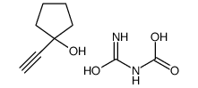 Cyclopentanol, 1-ethynyl-, allophanate (6CI) picture