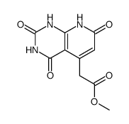 methyl 1,2,3,4,7,8-hexahydro-2,4,7-trioxopyrido<2,3-d>pyrimidin-5-ylacetate Structure