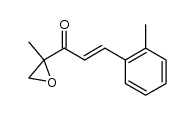 (E)-1-(2-methyloxiran-2-yl)-3-(o-tolyl)prop-2-en-1-one Structure