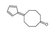 5-cyclopenta-2,4-dien-1-ylidenecyclooctan-1-one结构式